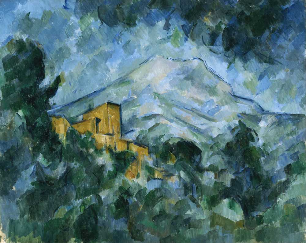 Mont Sainte-Victoire and Chateau Noir (c.1904 - c.1906) - Paul Cezanne
