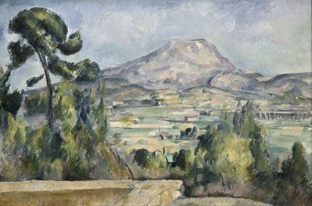 Montagne Saint-Victoire (Circa 1890) - Paul Cezanne