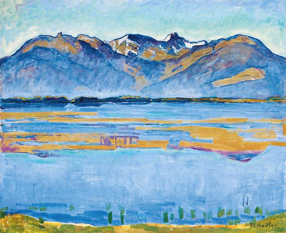 Montana Landscape With Becs De Bosson And Vallon De Rechy (1915) - Hodler