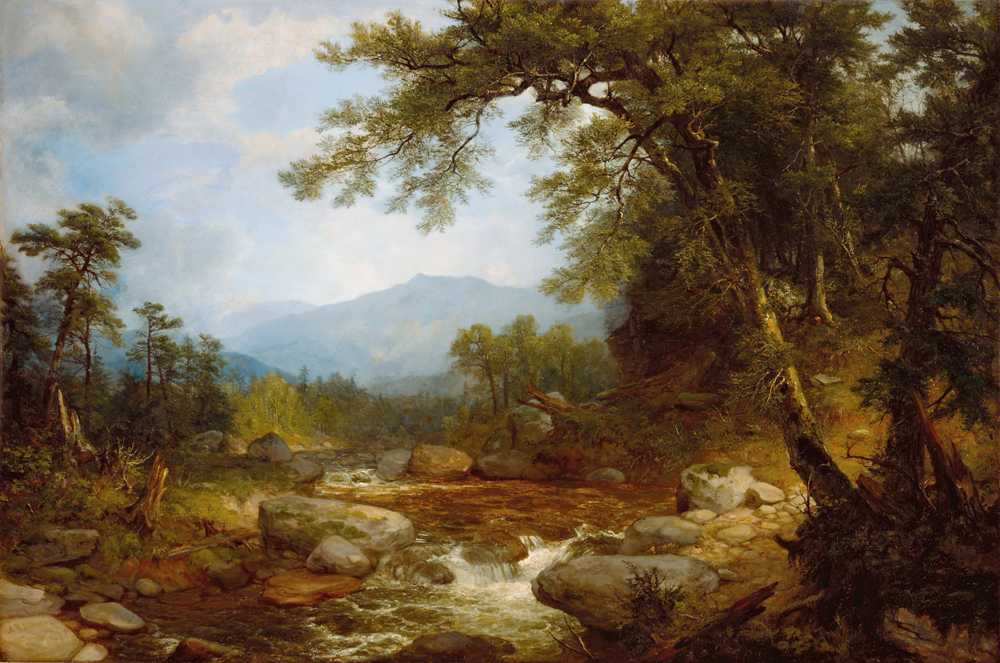 Monument Mountain, Berkshires (probably 1850) - Asher Brown Durand