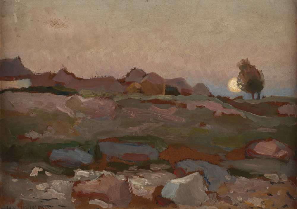 Moon over the Rocks (1906) - Jan Stanisławski