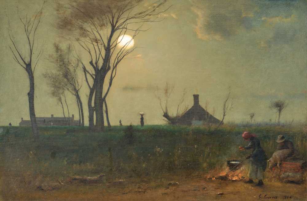 Moonlight in Virginia (1884) - George Inness