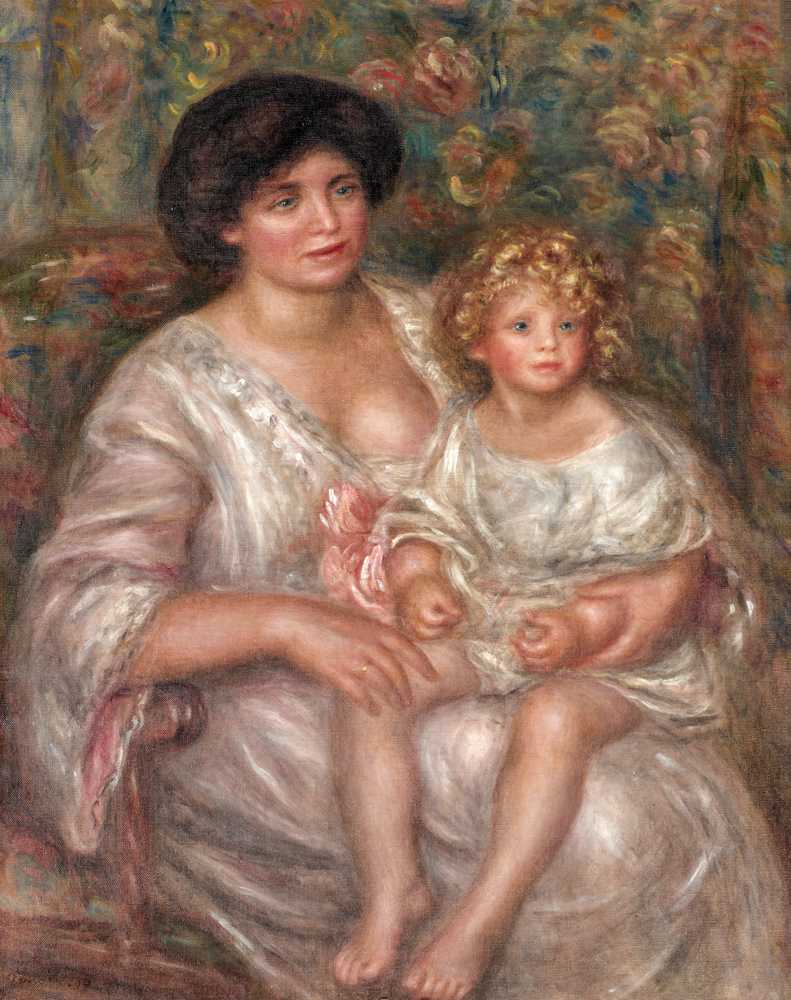 Mother and Child (1910) - Auguste Renoir