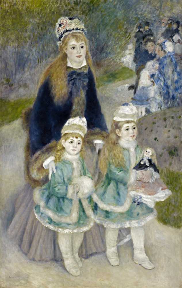 Mother and Children (The Promenade) (1875-1876) - Auguste Renoir