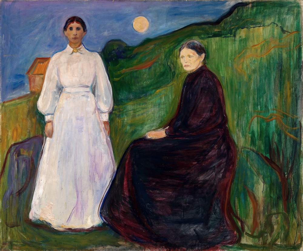 Mother and Daughter - Edward Munch