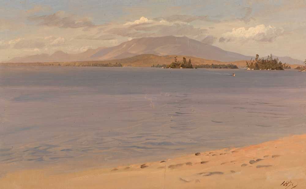 Mount Katahdin from Lake Millinocket - Frederick Edwin Church