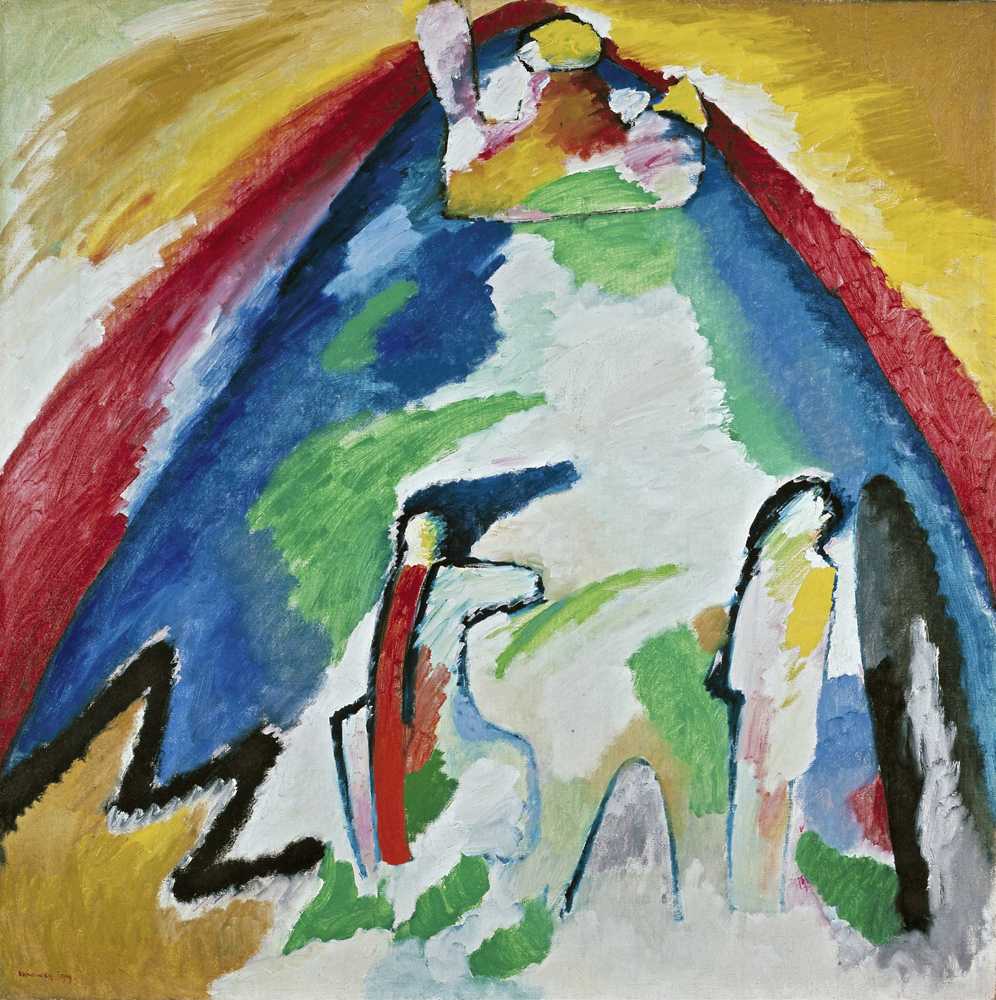 Mountain (1909) - Wassily Kandinsky