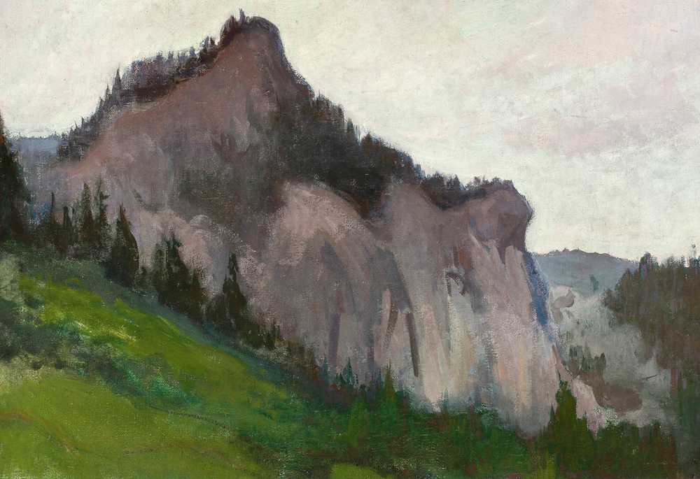 Mountain (circa 1908) - Władysław Ślewiński