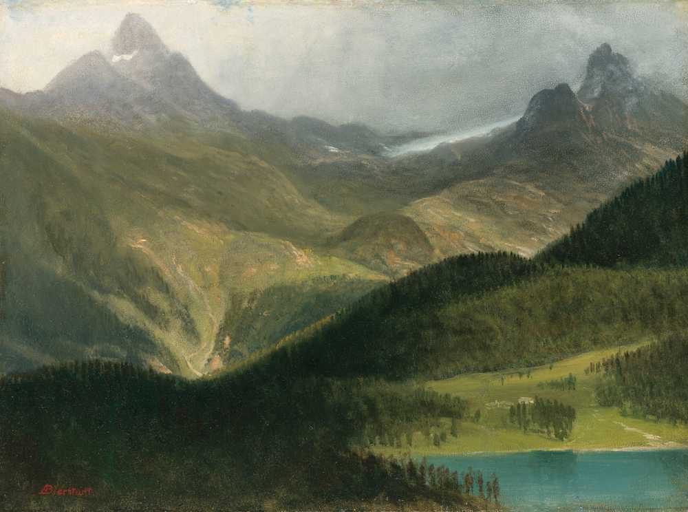 Mountain Landscape - Albert Bierstadt