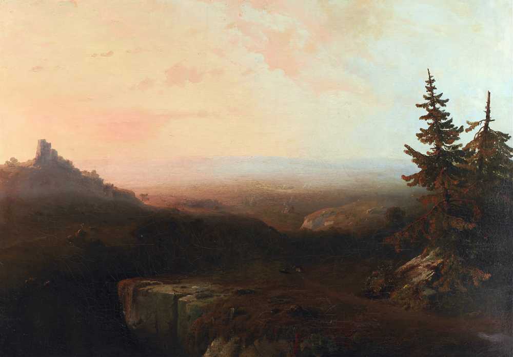 Mountain Scene (c. 1865) - Thomas Moran