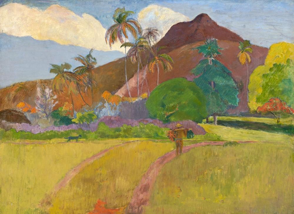 Mountains in Tahiti - Gauguin