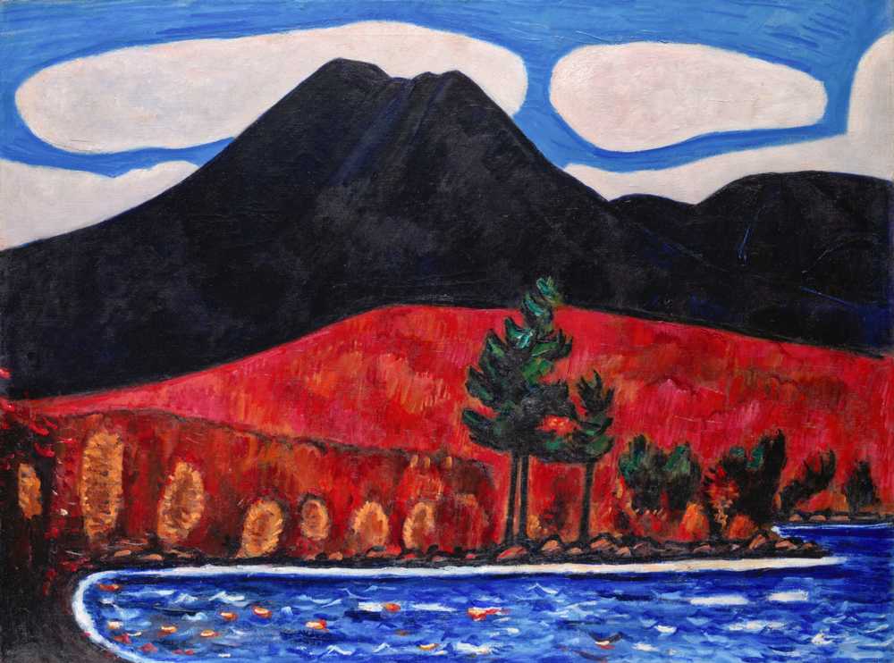 Mt. Katahdin (Maine), Autumn (1939–40) - Marsden Hartley