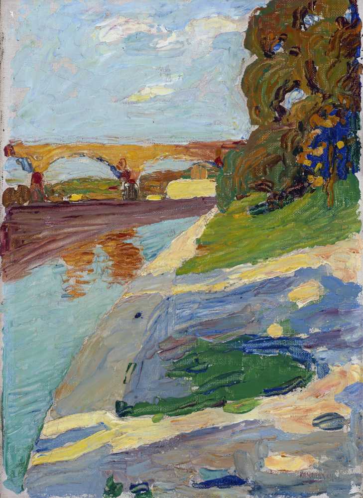 Munich – The Isar (1901) - Wassily Kandinsky