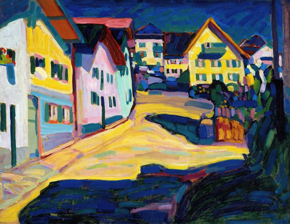 Murnau, Burggrabenstrasse 1, 1908 (1908) - Wassily Kandinsky