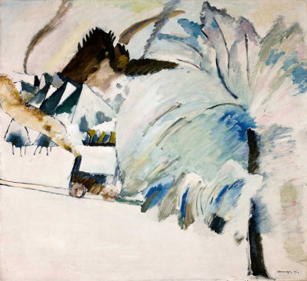 Murnau with Locomotive (1911) - Wassily Kandinsky