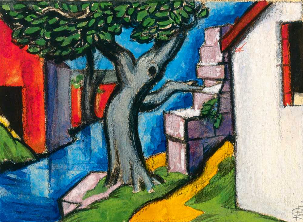 Mystic Tree (1919) - Friedrich Julius Oskar Blümner