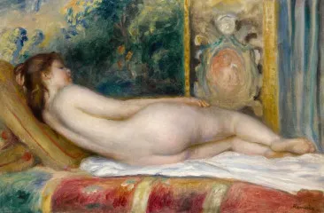 Naked woman reclining (circa 1892) - Auguste Renoir