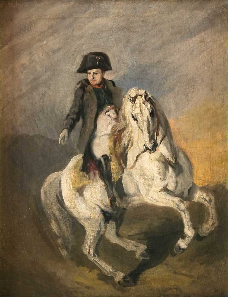 Napoleon on a Grey Horse (1842-1845) - Piotr Michałowski