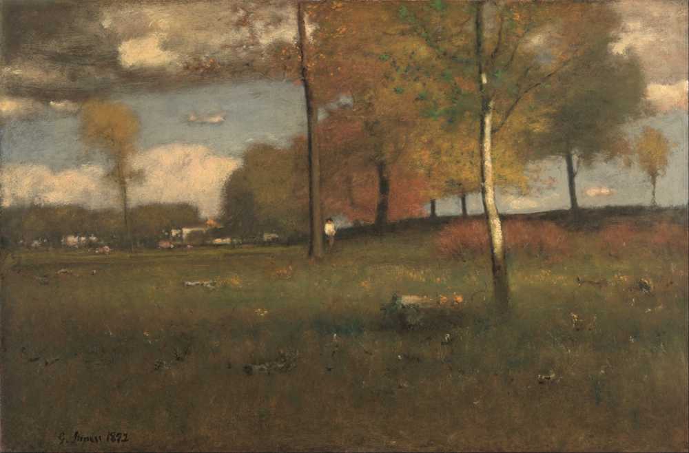 Near the Village, October (1892) - George Inness