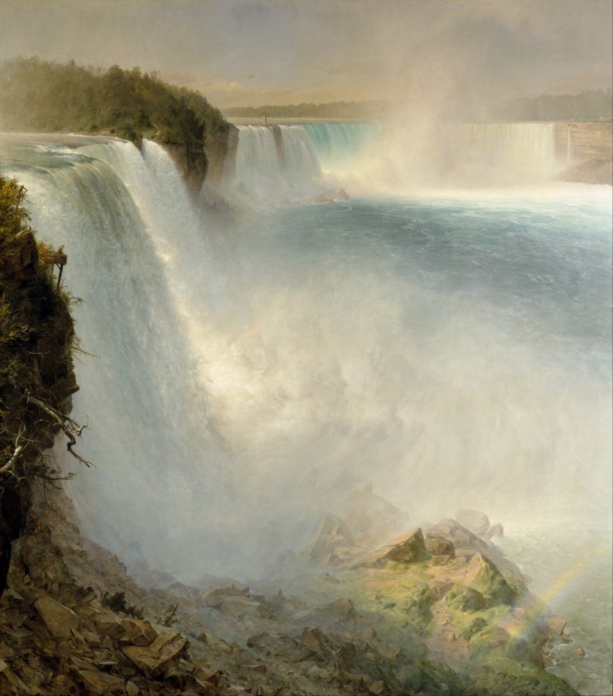 Niagara Falls, from the American side - Frederick Edwin Church