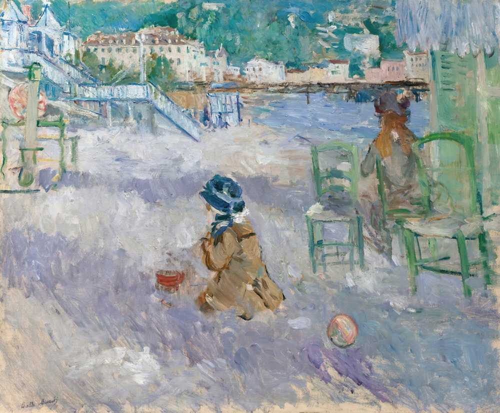 Nice Beach (1882) - Berthe Morisot