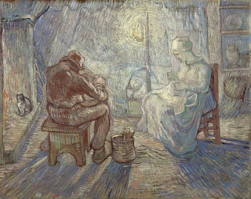 Night (After Millet) - Vincent van Gogh