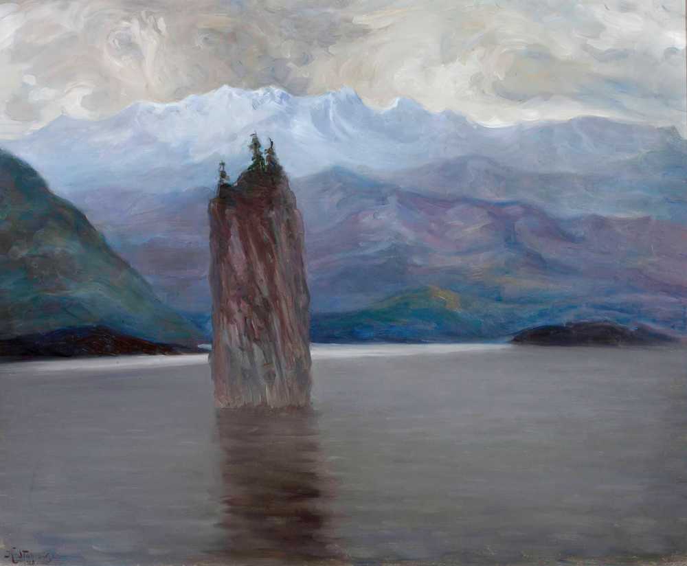 Norwegian fjord (1928) - Kazimierz Stabrowski