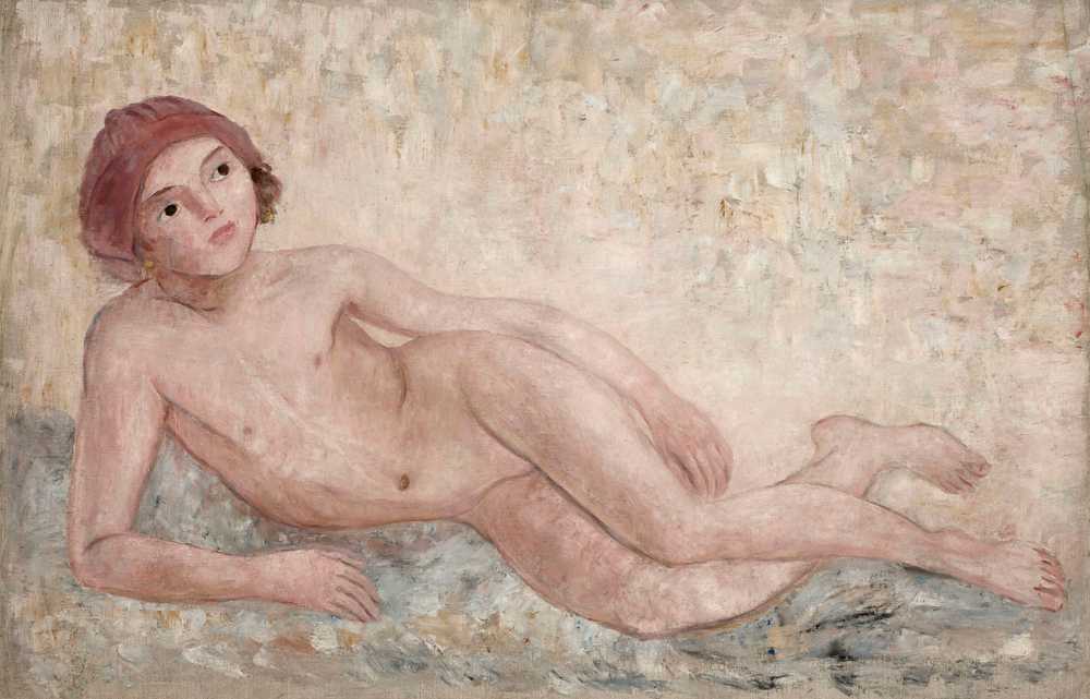 Nude of a Reclining Girl (1927) - Tadeusz Makowski