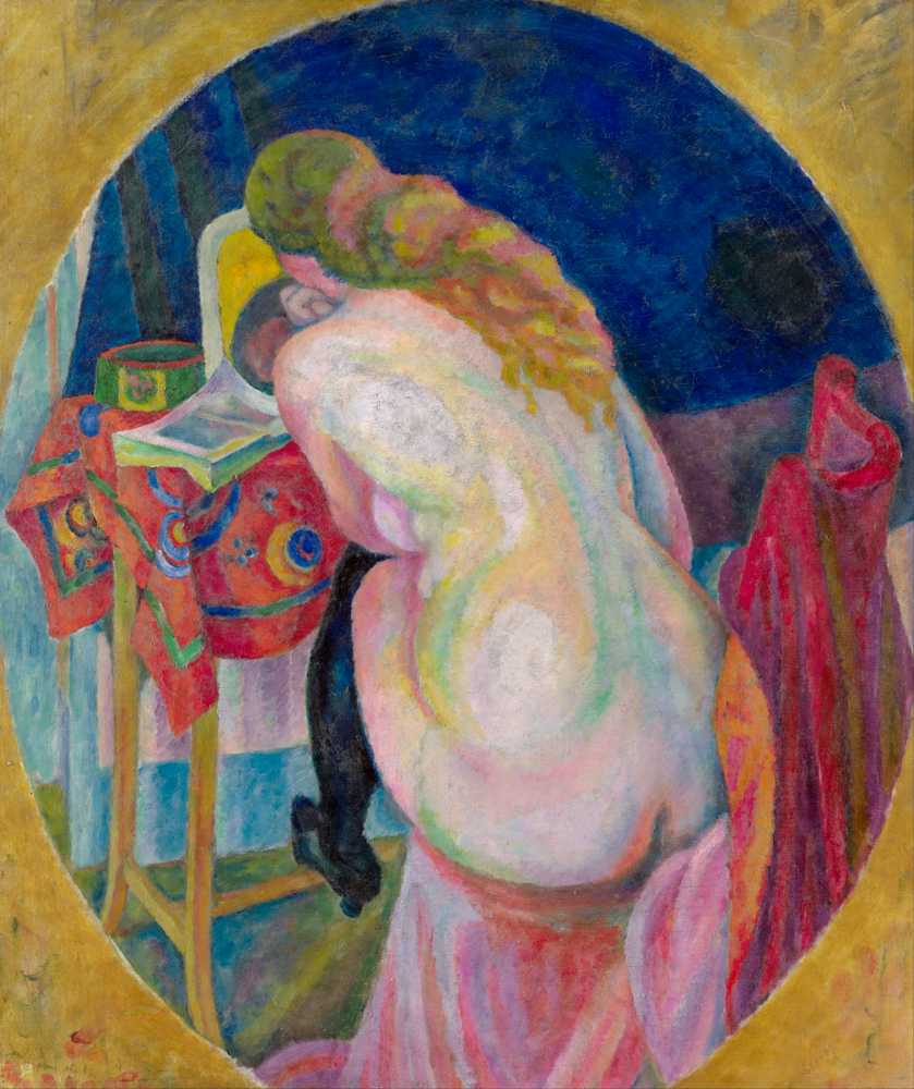 Nude woman reading (1915) - Robert Delaunay