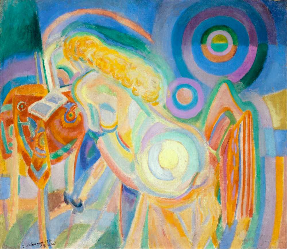 Nude Woman Reading (1920) - Robert Delaunay
