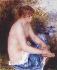 Nude in blue - Renoir