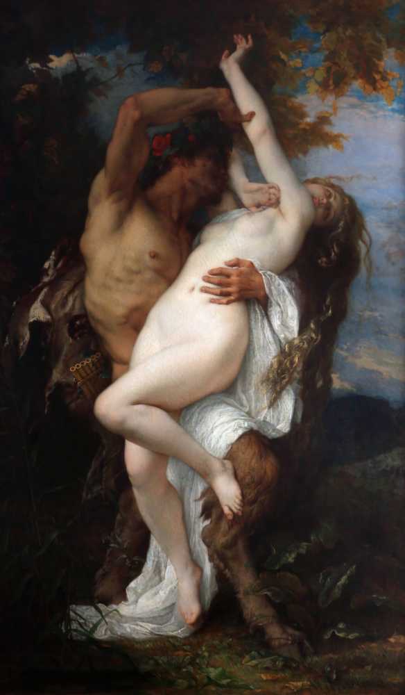 Nymph Abducted by a Faun (1861) - Alexandre Cabanel