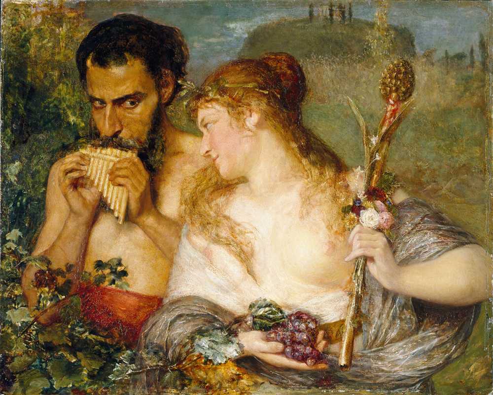Nymph and Faun (1878) - Ernst Abraham Josephson