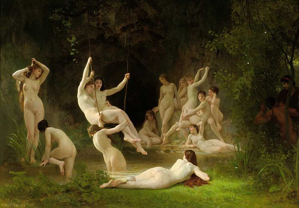 Nymphaeum (1878) - William-Adolphe Bouguereau