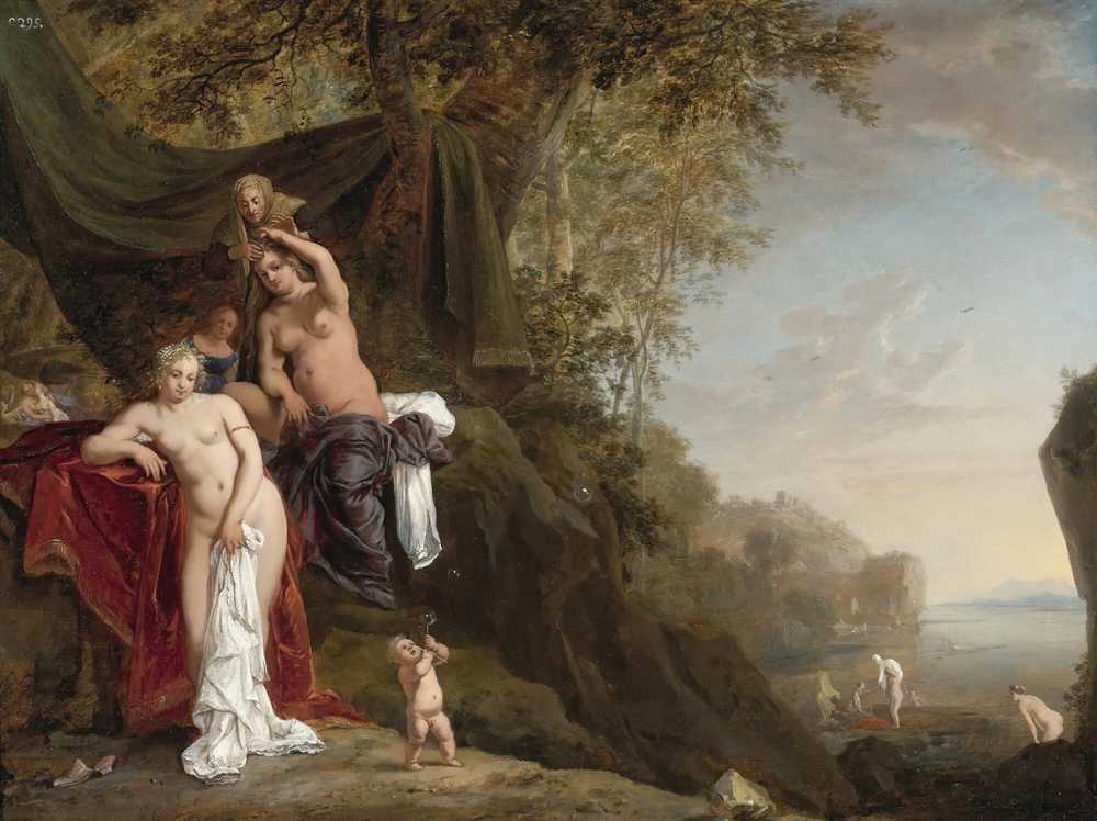 Nymphs Bathing (1647) - Bartholomeus Breenbergh