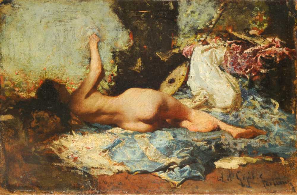 Odalisca (1865) - Mariano Fortuny Marsal