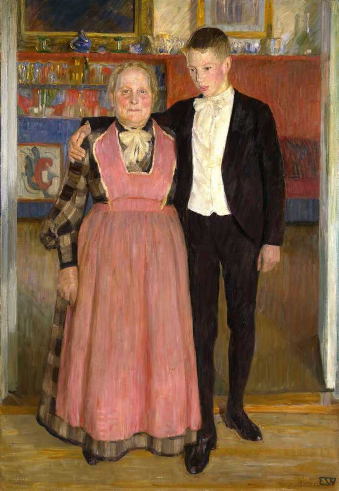 Old Nanny (1906-1909) - Erik Werenskiold
