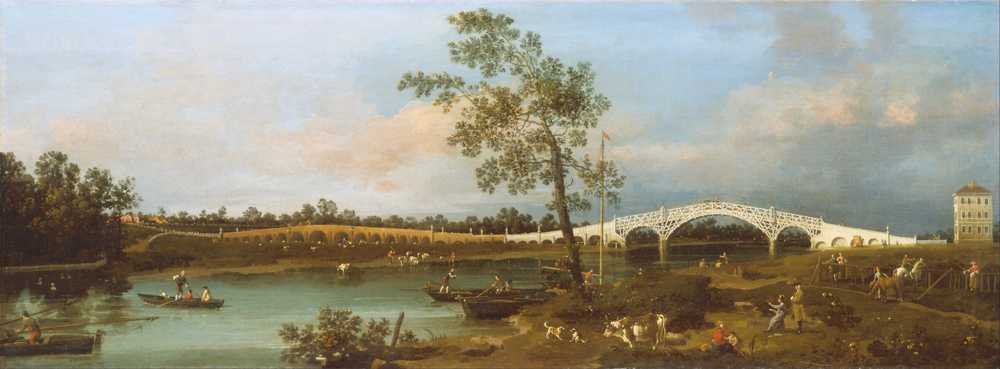 Old Walton Bridge - Canaletto