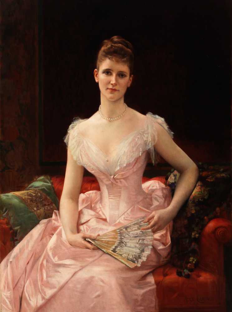 Olivia Peyton Murray Cutting, Wife Of William Bayard (1887) - Alexandre Cabanel