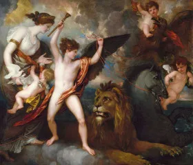 Omnia Vincit Amor, Or The Power of Love in The Three Elements (1809) - West