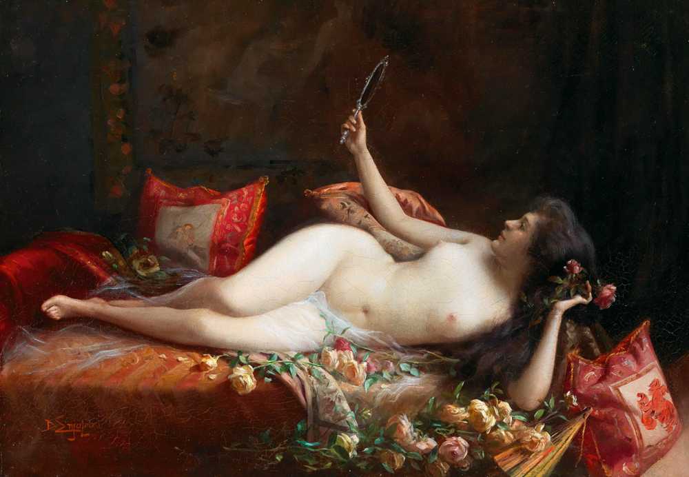 On a bed of roses - Delphin Enjolras