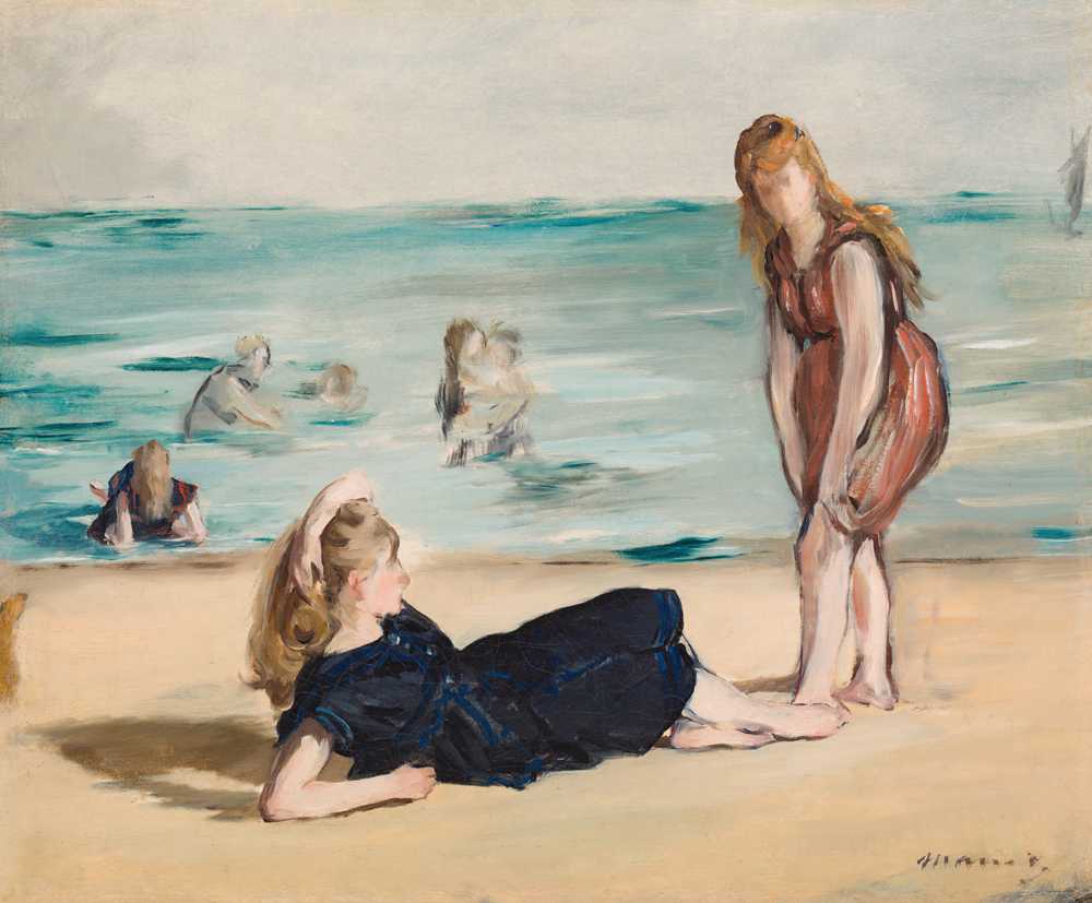 On the Beach (ca. 1868) - Edouard Manet
