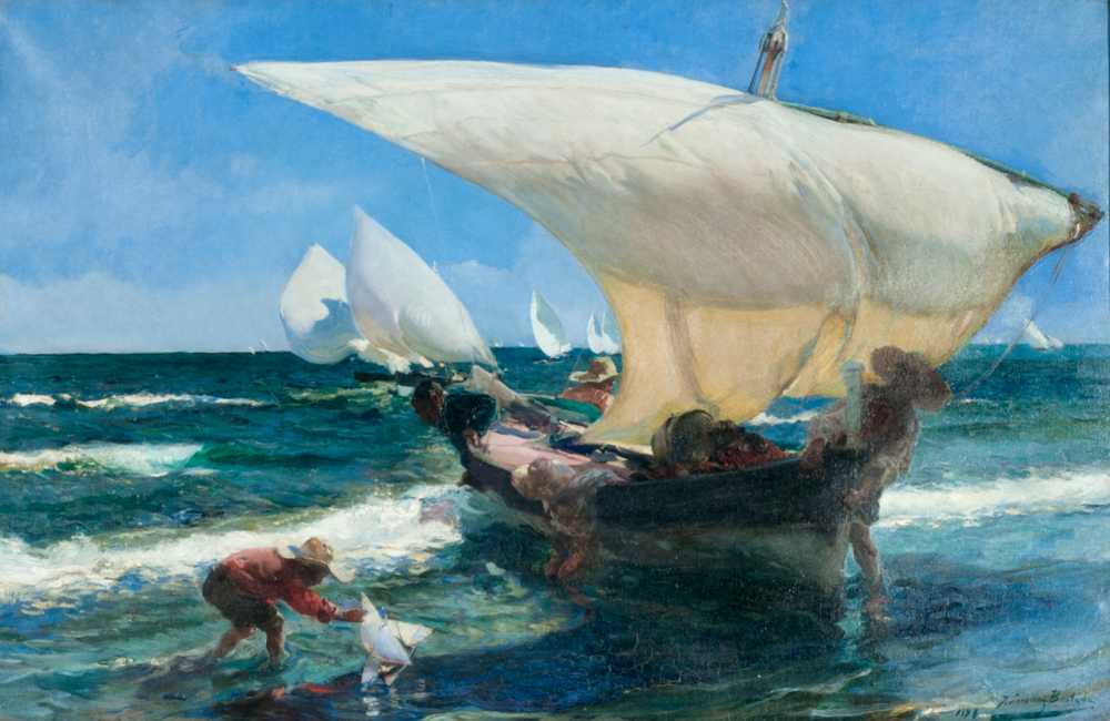 On the coast of Valencia (1898) - Joaquin Sorolla y Bastida