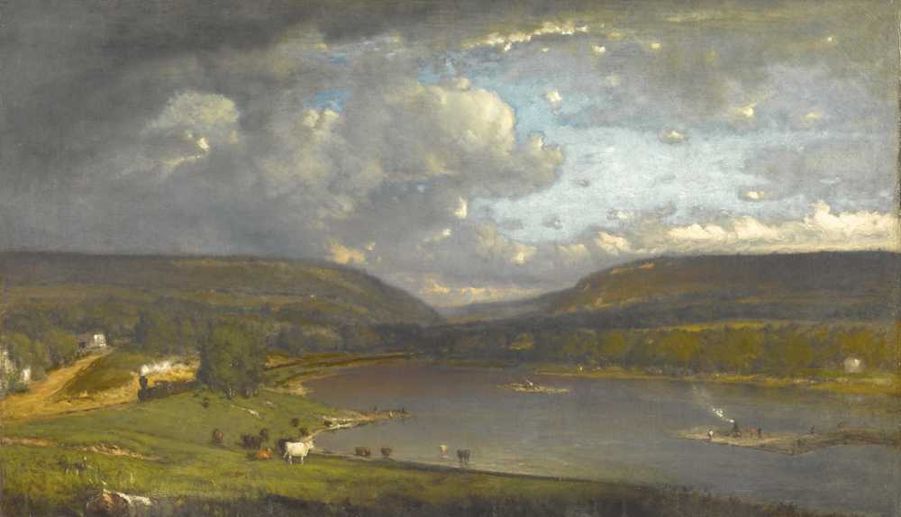 On the Delaware River - George Inness