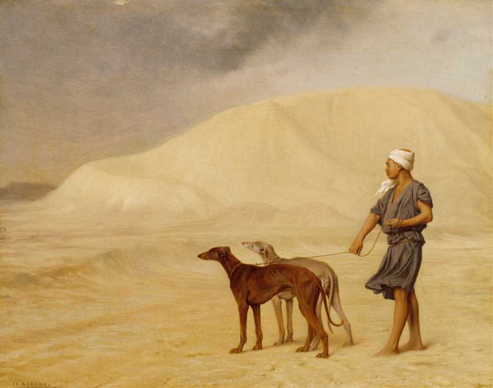 On the Desert (ca 1867) - Jean-Leon Gerome