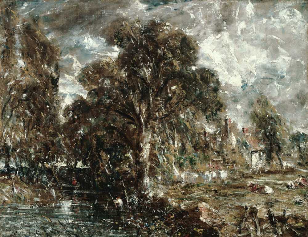 On the River Stour - John Constable