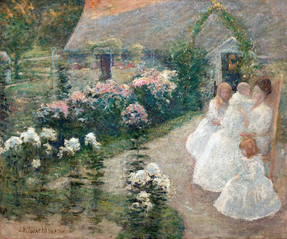 On the Terrace (ca. 1890-1900) - John Henry Twachtman