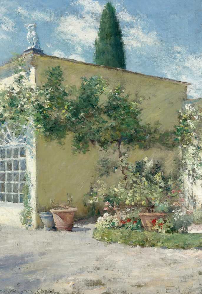 Orangerie Of The Chase Villa In Florence (circa 1910) - William Merritt Chase