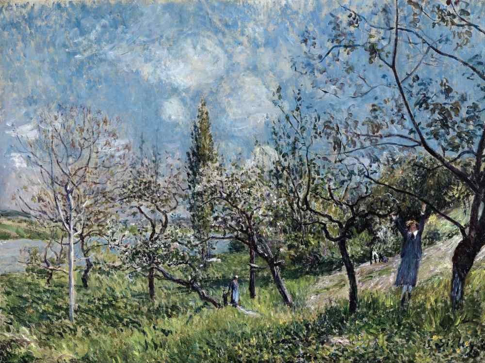 Orchard in spring - Sisley