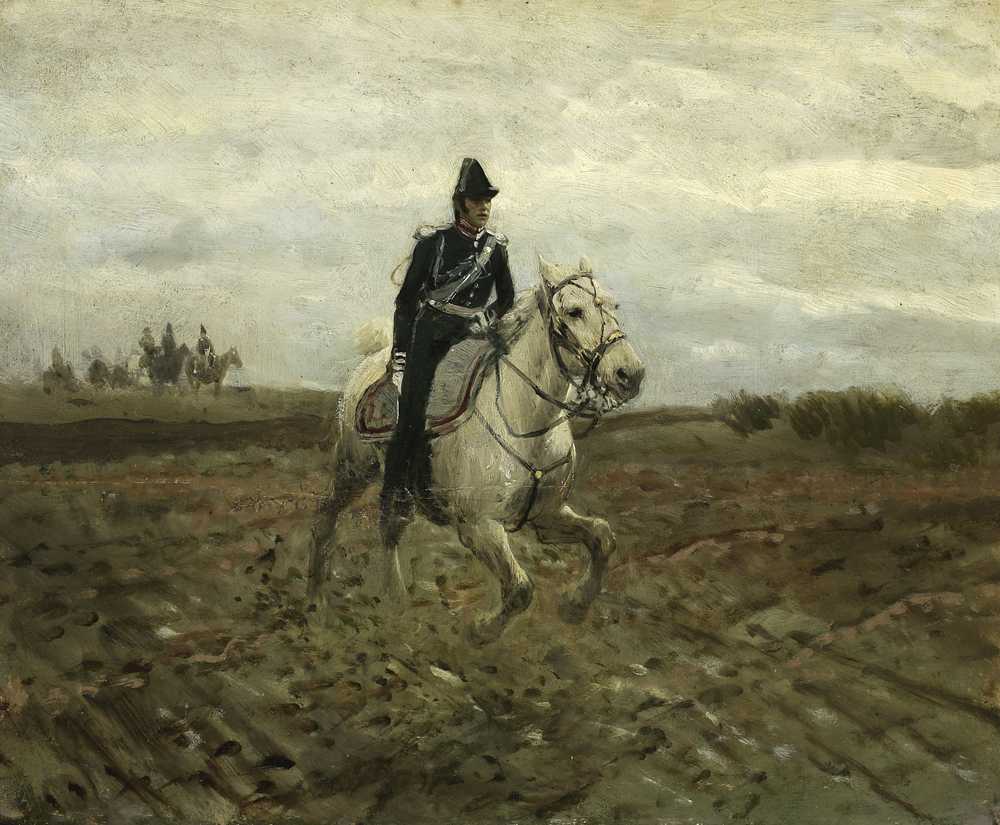 Order dispatch (circa 1869) - Maksymilian Gierymski